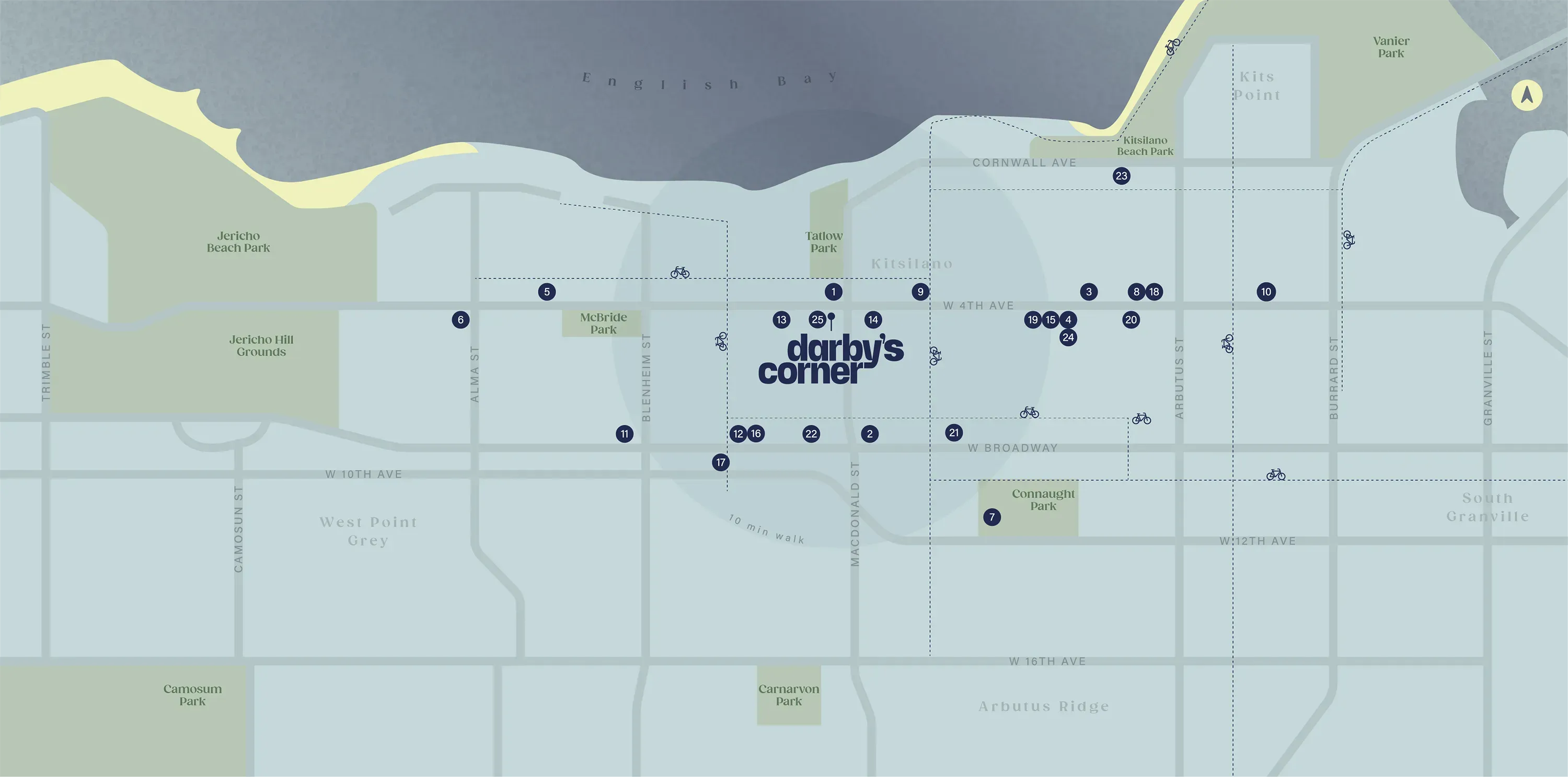 Kitsilano Map